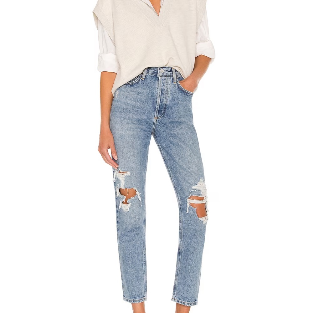 NWT never been worn Agolde Fen High Rise Taper Jeans